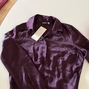 Mexx 100% silk blouse size 6 euro 38